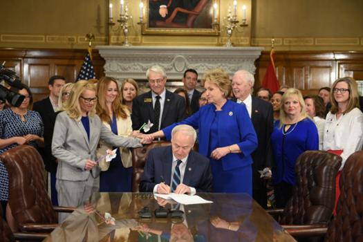 Tuesday, April 9th 2019 – Gov. Asa Hutchinson signs resolution.